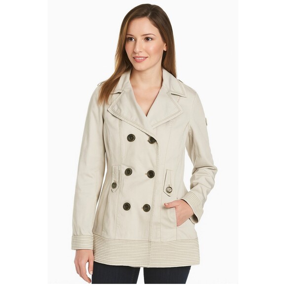 Miss Sixty Jackets & Blazers - Miss Sixty Trench coat Women's Studded S Button